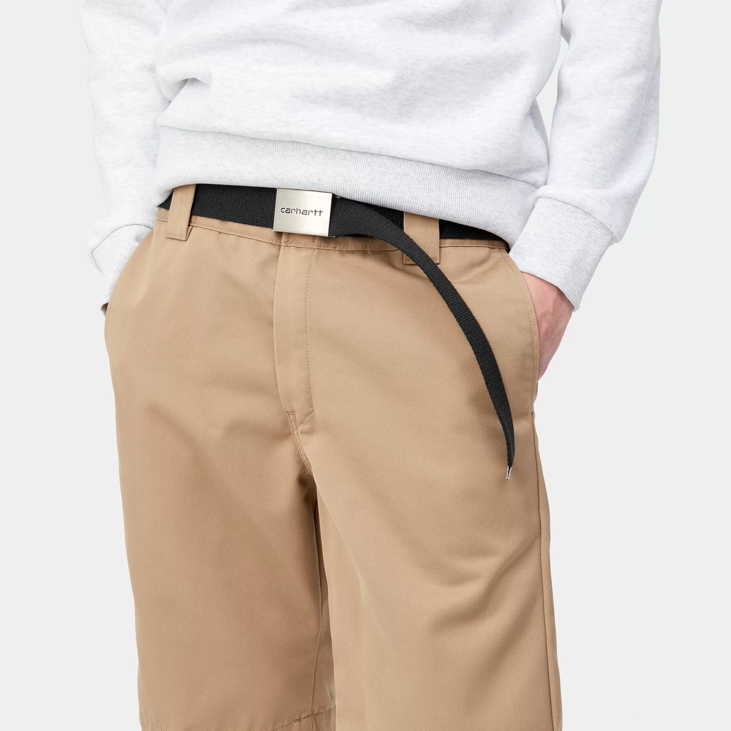 Carhartt WIP Clip Belt Chrome