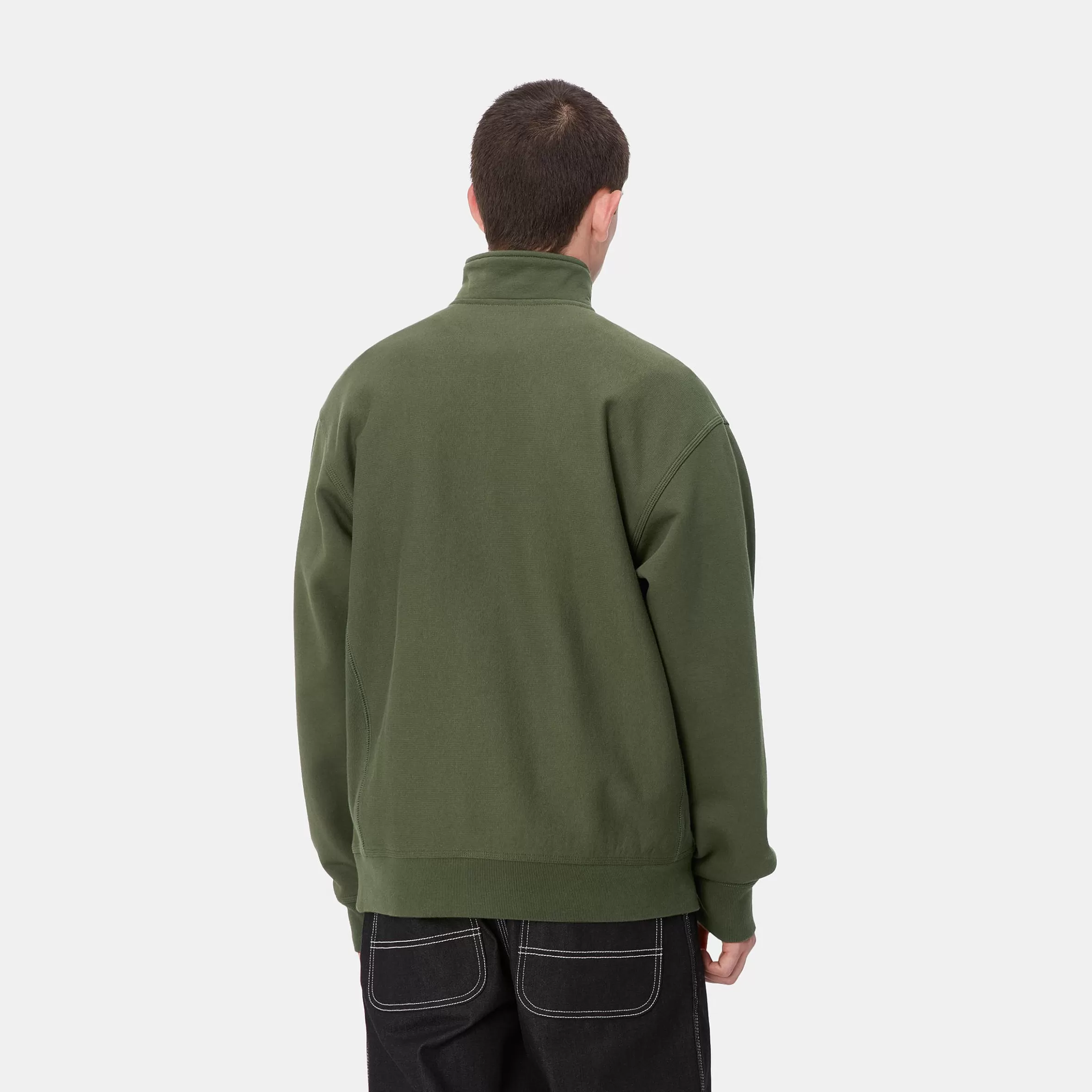 Carhartt WIP Half Zip American Script Sweatshirt