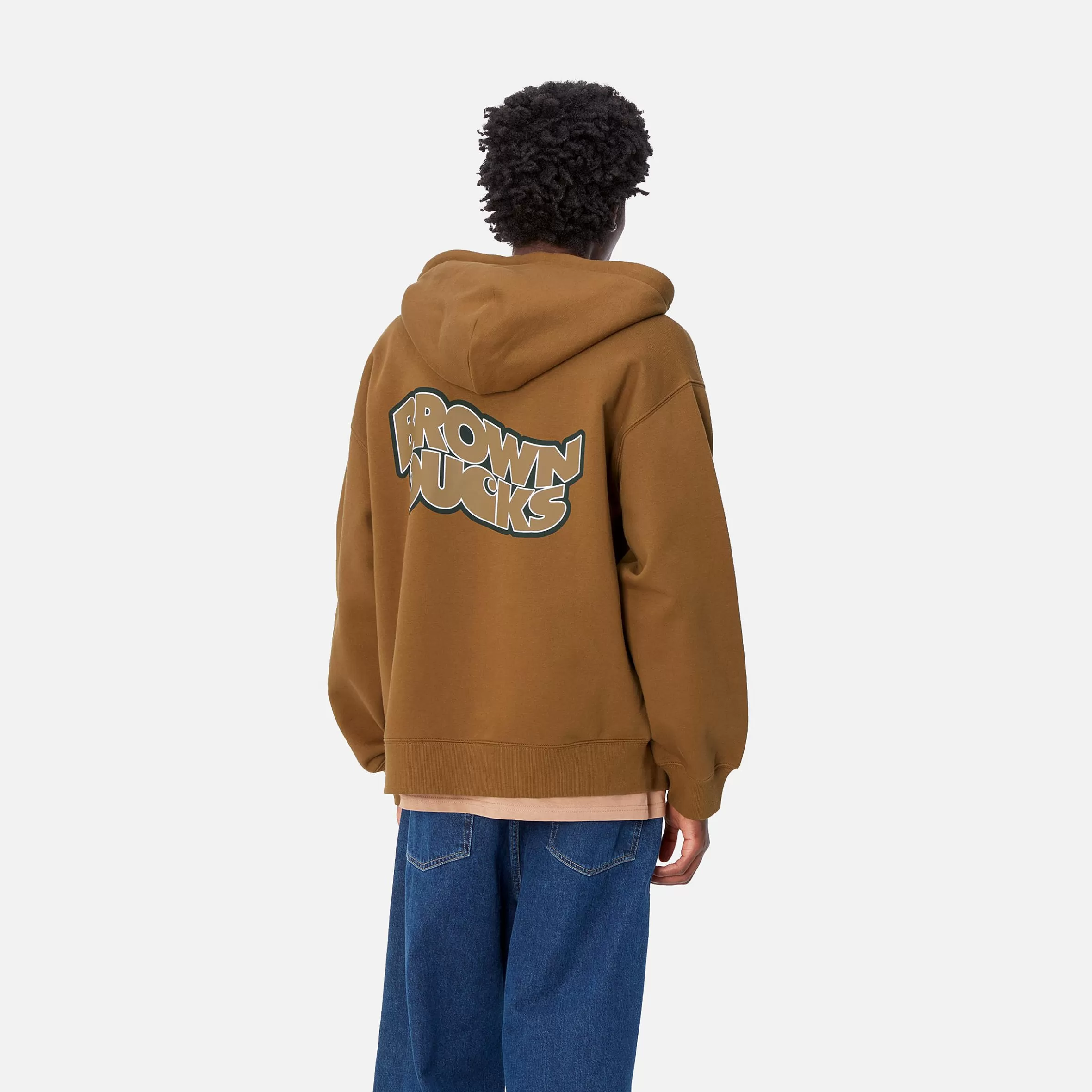 Carhartt WIP Hooded Brown Ducks Jacket