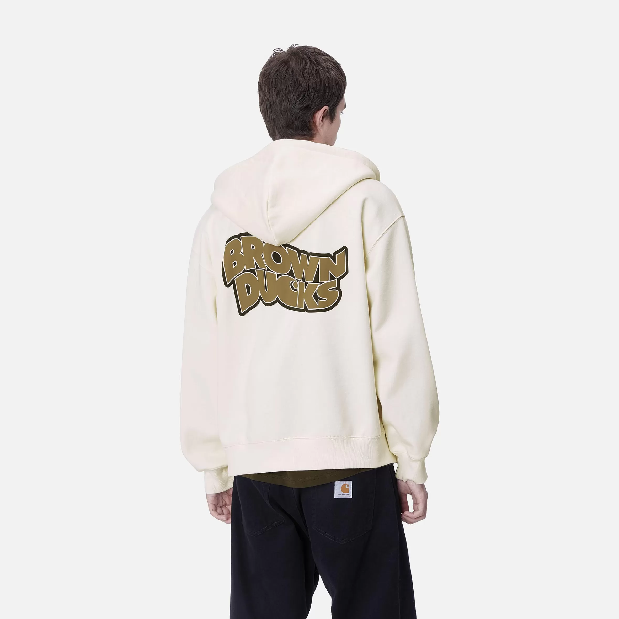 Carhartt WIP Hooded Brown Ducks Jacket