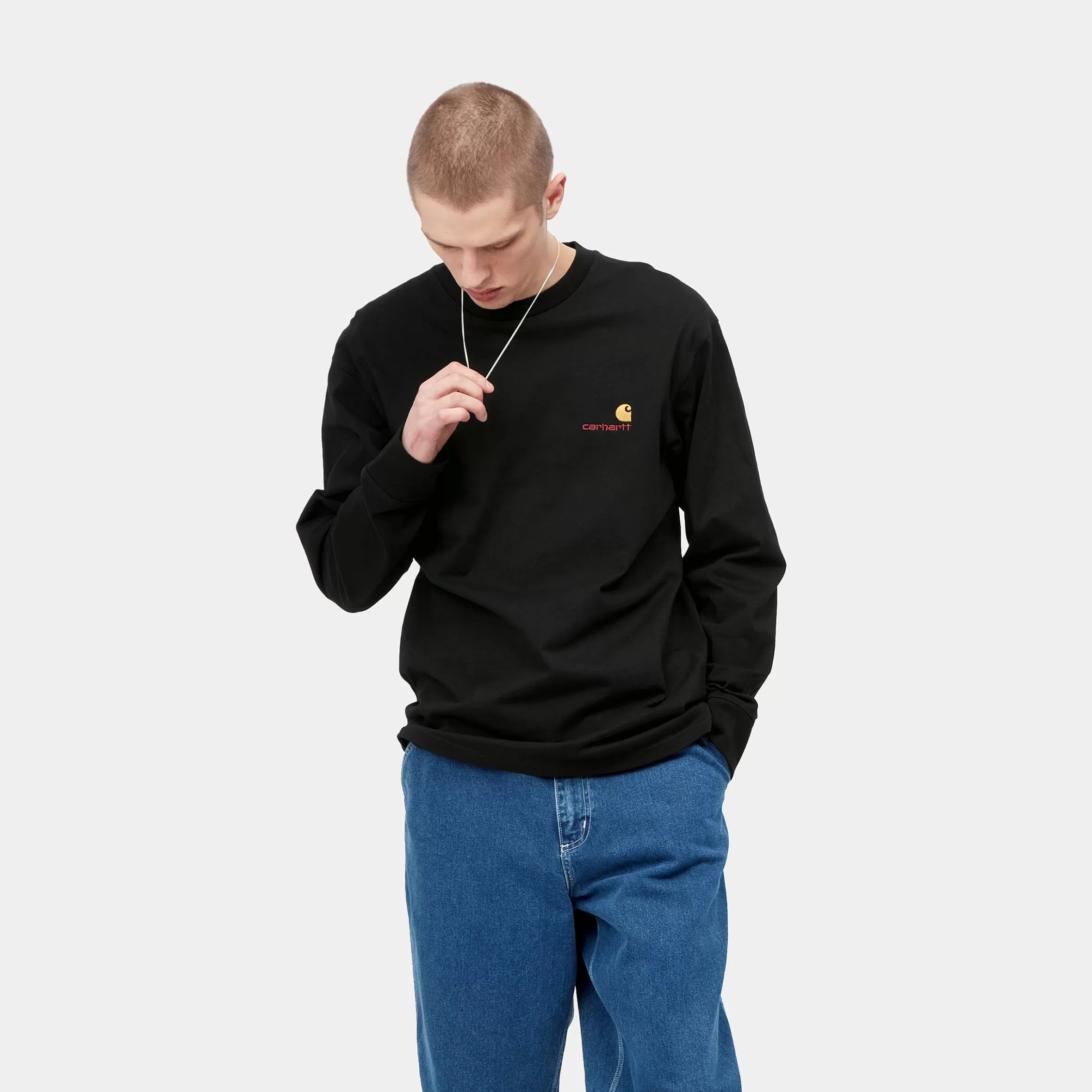 Carhartt WIP L/S American Script T-Shirt