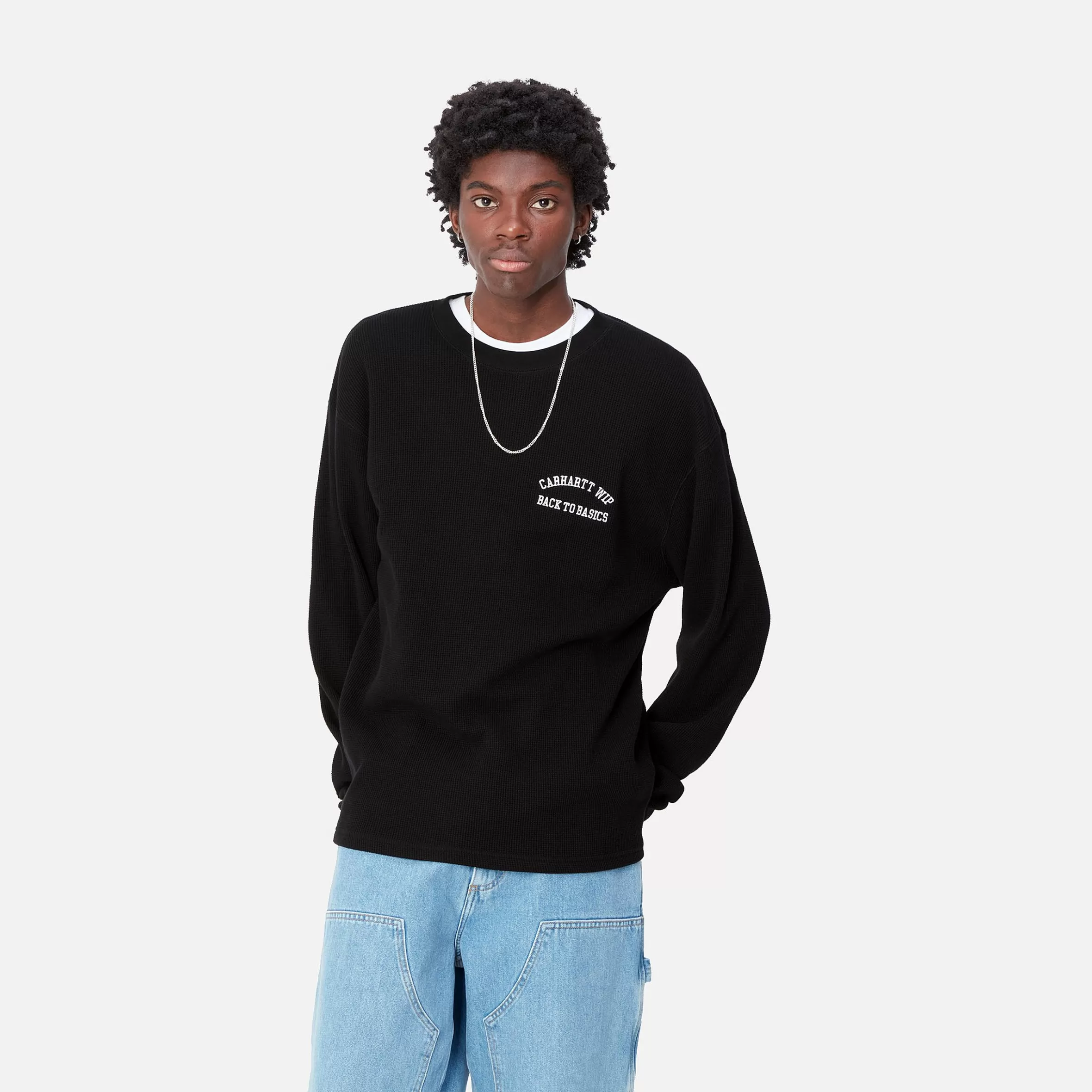 Carhartt WIP L/S Basics Script T-Shirt