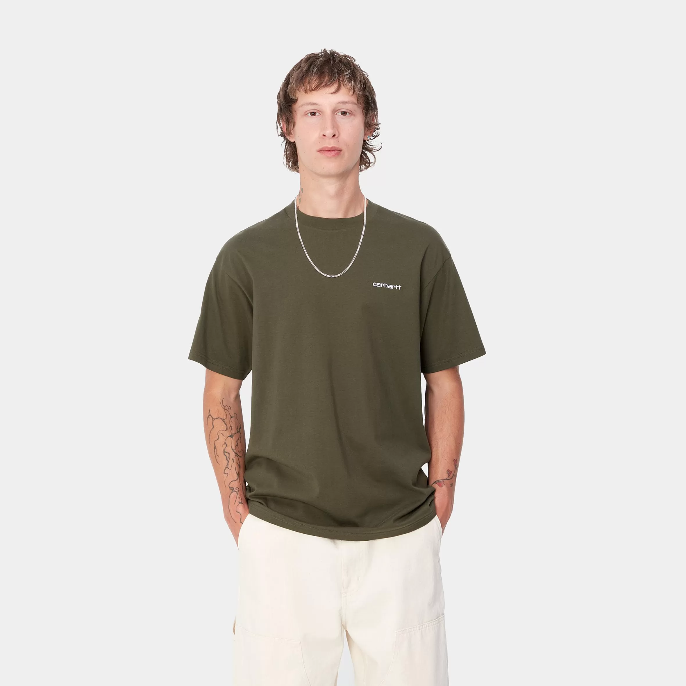 Carhartt WIP S/S Script Embroidery T-Shirt