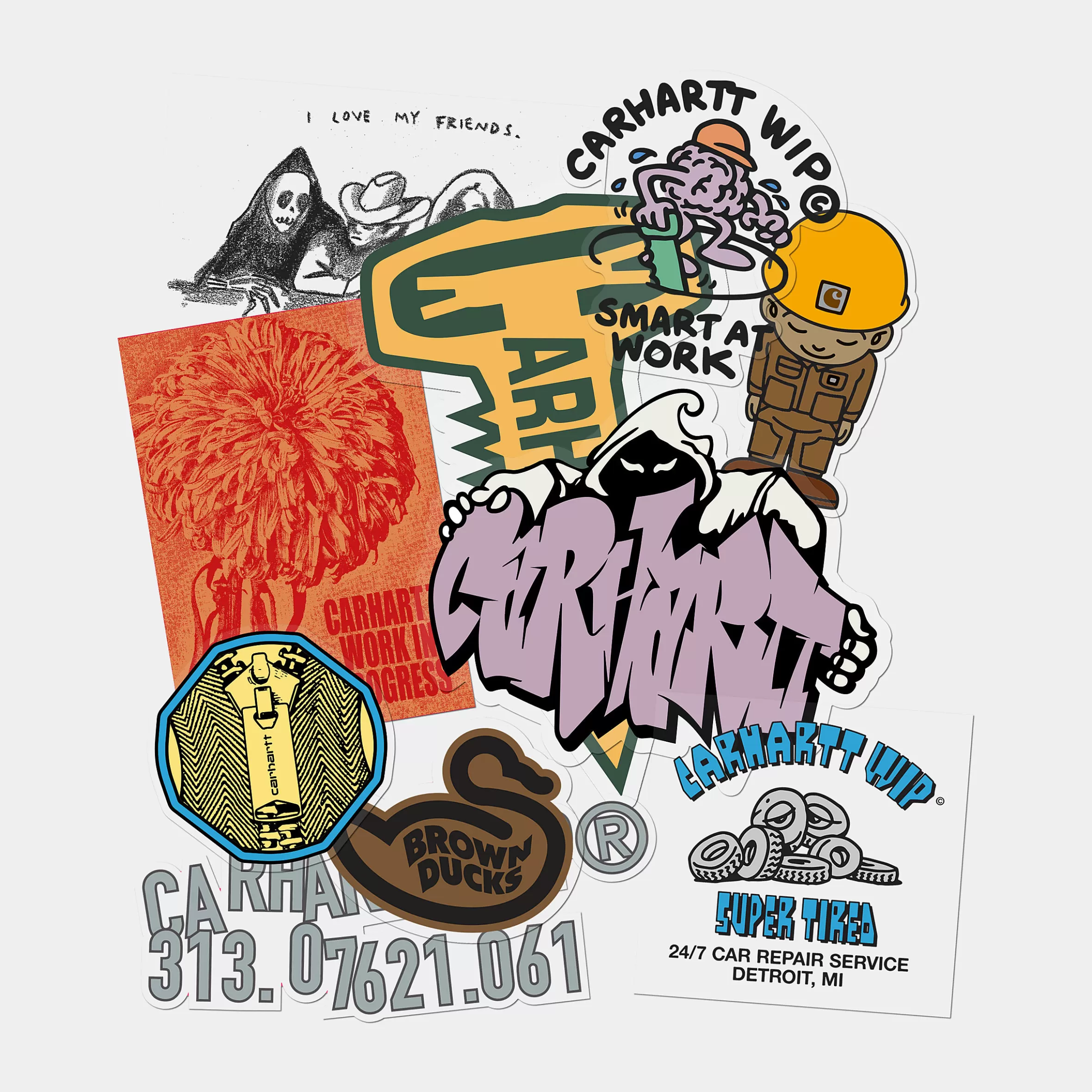 Carhartt WIP Sticker Bag (10 Pack)