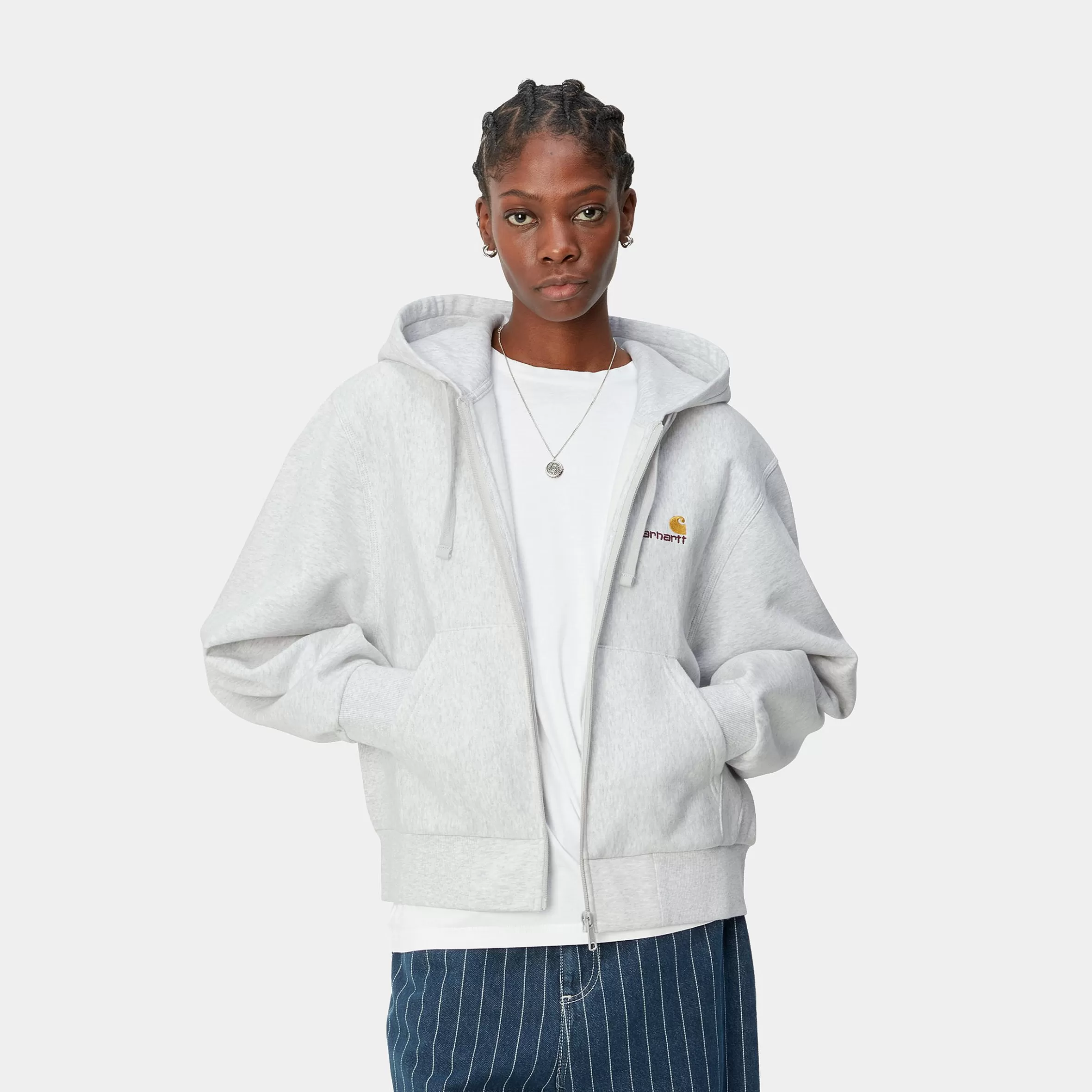 Women Carhartt WIP W' Hooded American Script Jacket