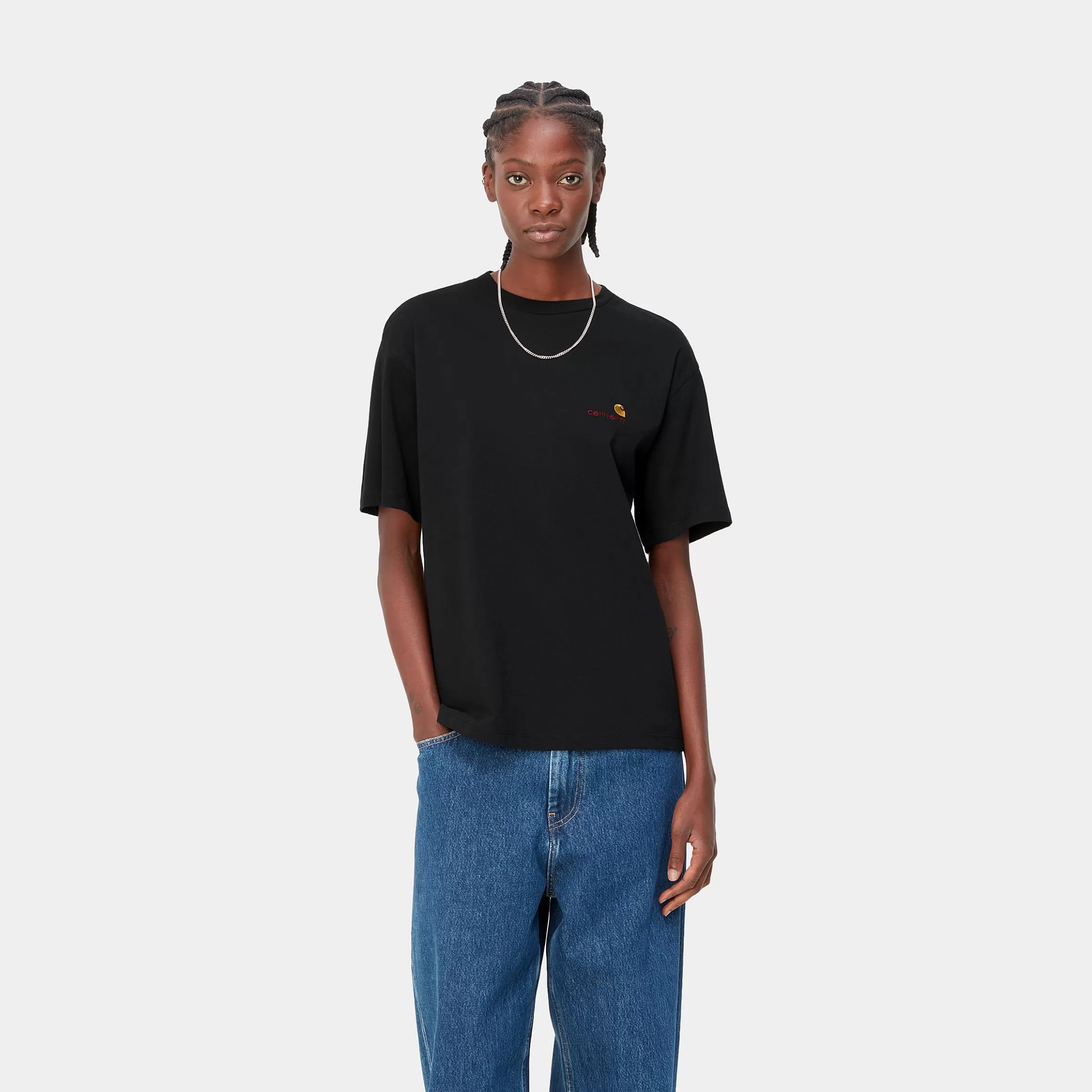Women Carhartt WIP W' S/S American Script T-Shirt