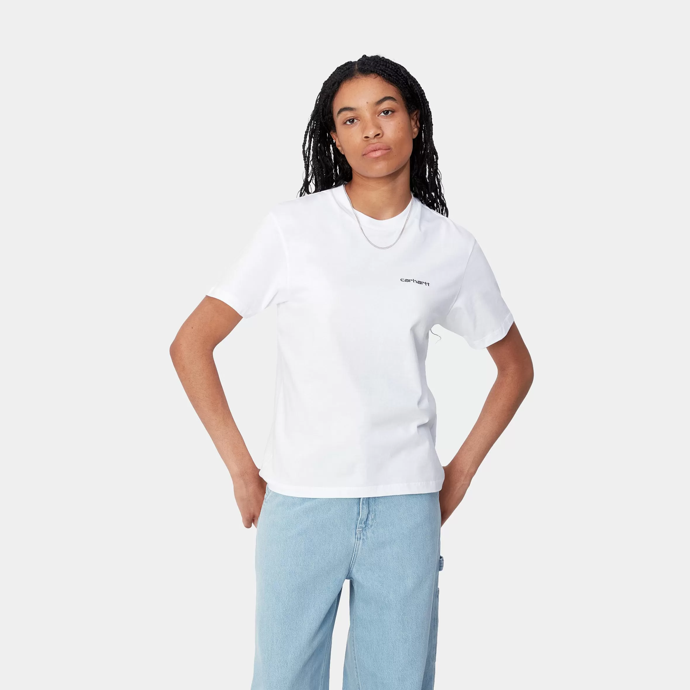Women Carhartt WIP W' S/S Script Embroidery T-Shirt